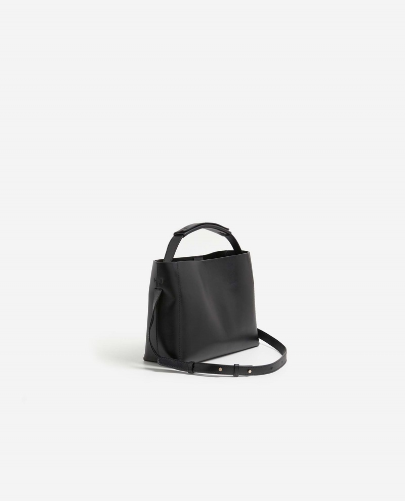 Black Accessories Flattered Hedda Mini Handbag Leather Bags | ECAVG13129