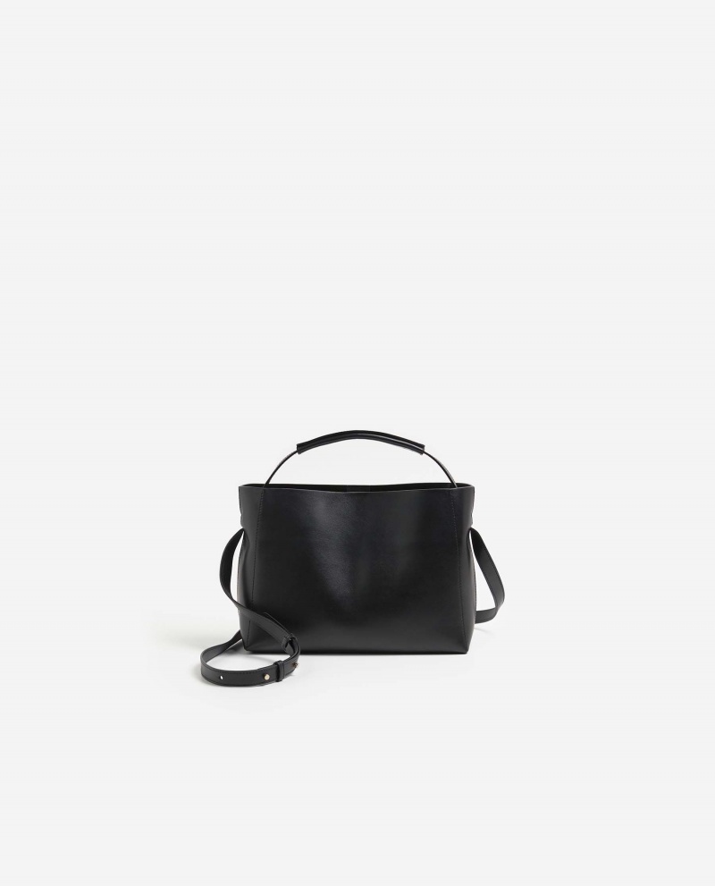 Black Accessories Flattered Hedda Mini Handbag Leather Bags | ECAVG13129