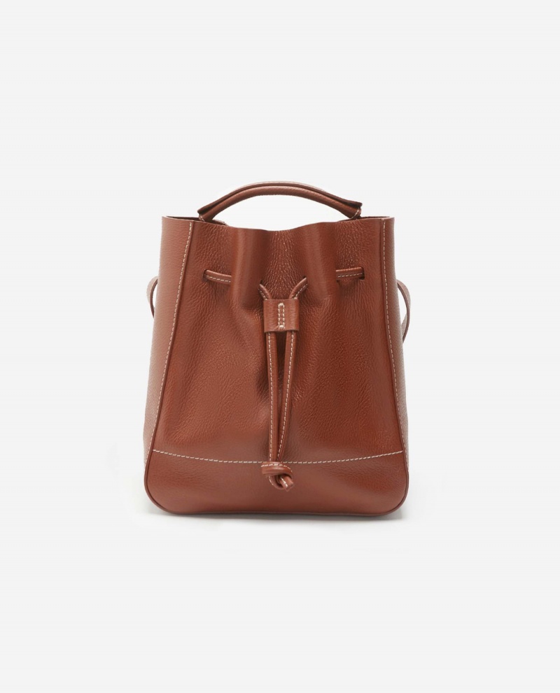 Brown Accessories Flattered Bo Bucket Bag Leather Bags | FCAUI11217