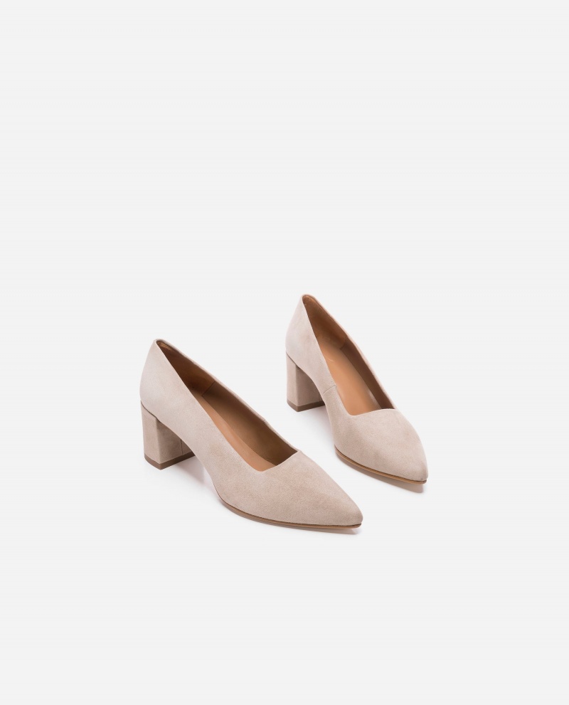 Brown Shoes Flattered Alison Suede Heels | CADYB24009