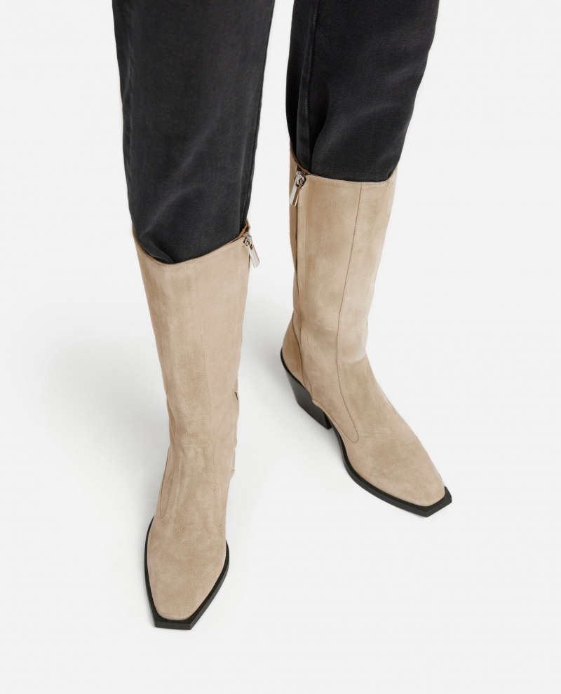 Brown Shoes Flattered Carla Suede Boots | CAXMI64610