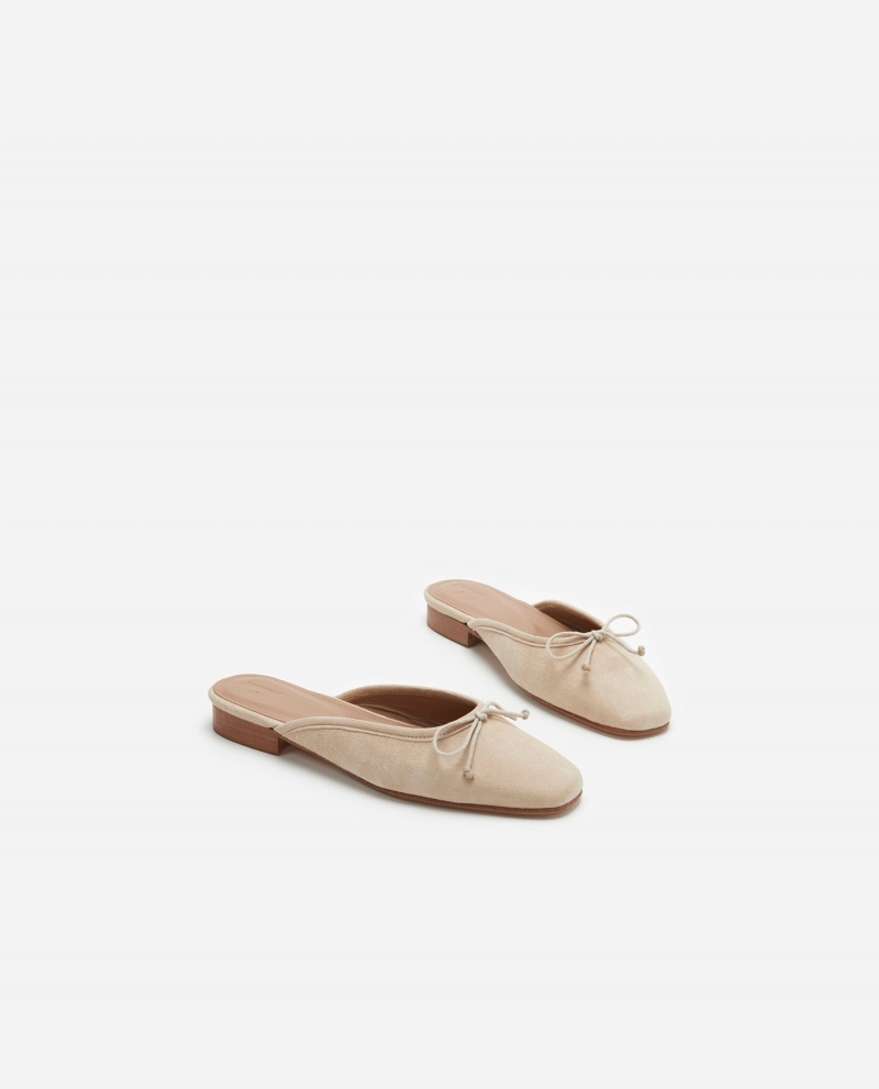 Brown Shoes Flattered Malva Suede Ballet Flats | UCAND96024