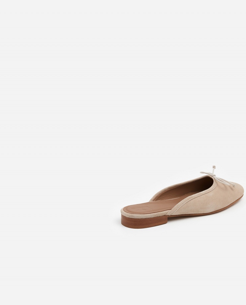 Brown Shoes Flattered Malva Suede Ballet Flats | UCAND96024