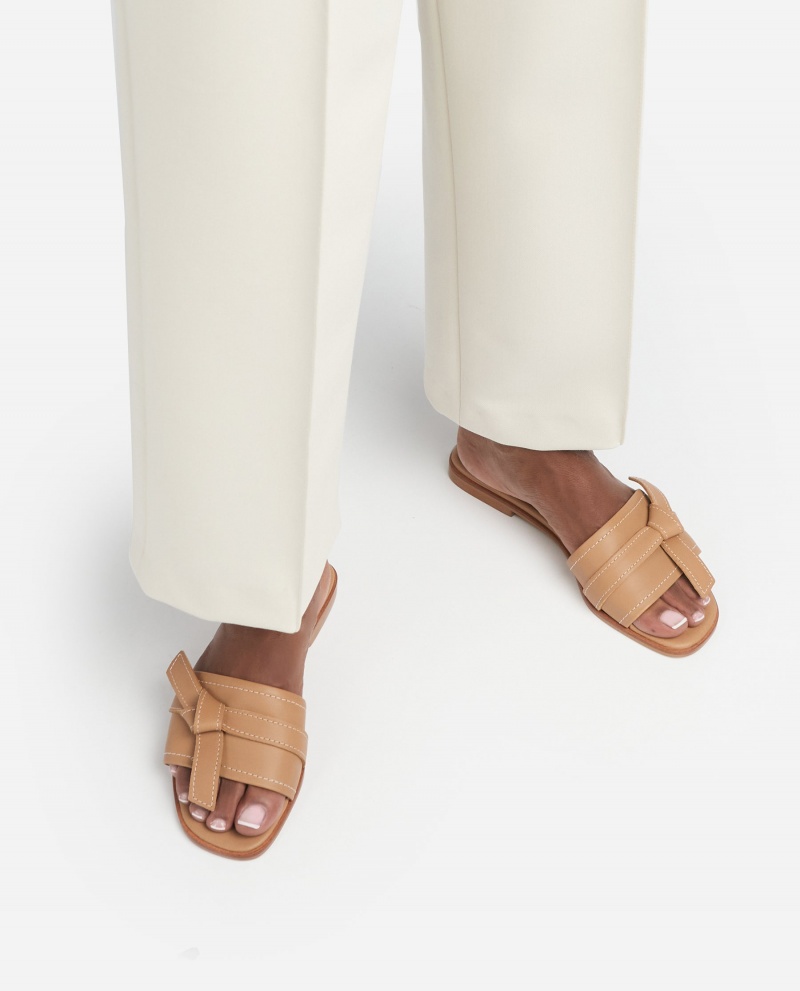 Brown Shoes Flattered My Leather Sandals | SCANY98609